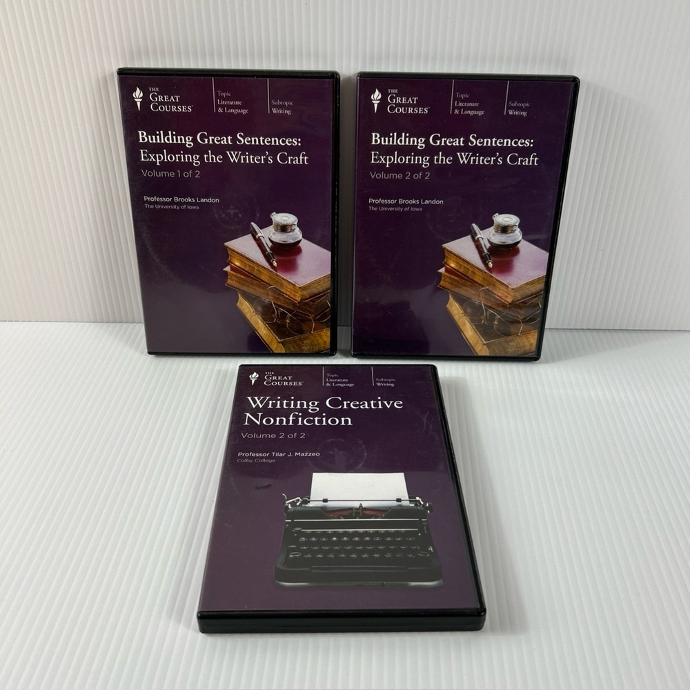 Great Courses Literature Language Writing CD Building Great Sentence Education